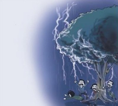  雷雨臨空，你應(yīng)該躲到哪里去？-雷擊事故