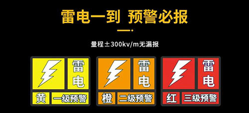 雷電一到 預(yù)警必報
