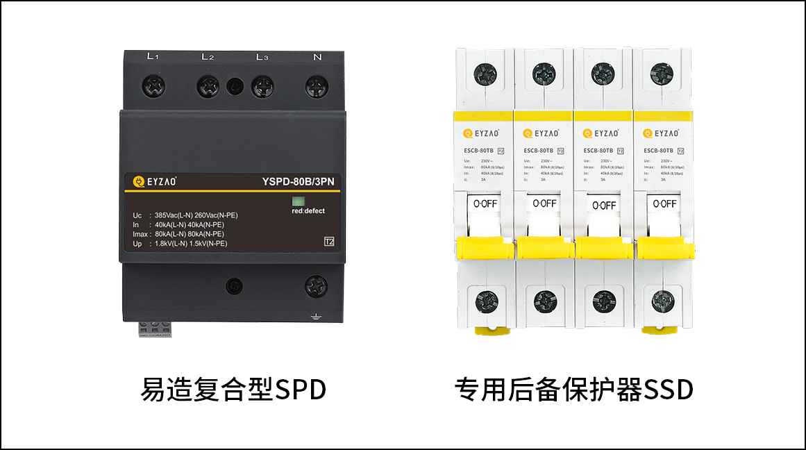 SPD低壓防雷電涌保護器選擇-后備保護器配合